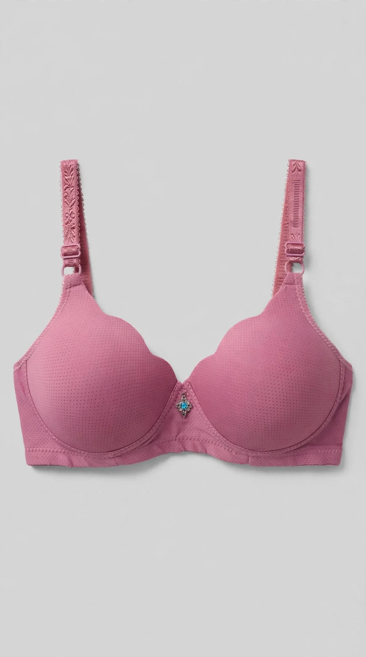 Scallop Edge Breathable Padded Bra