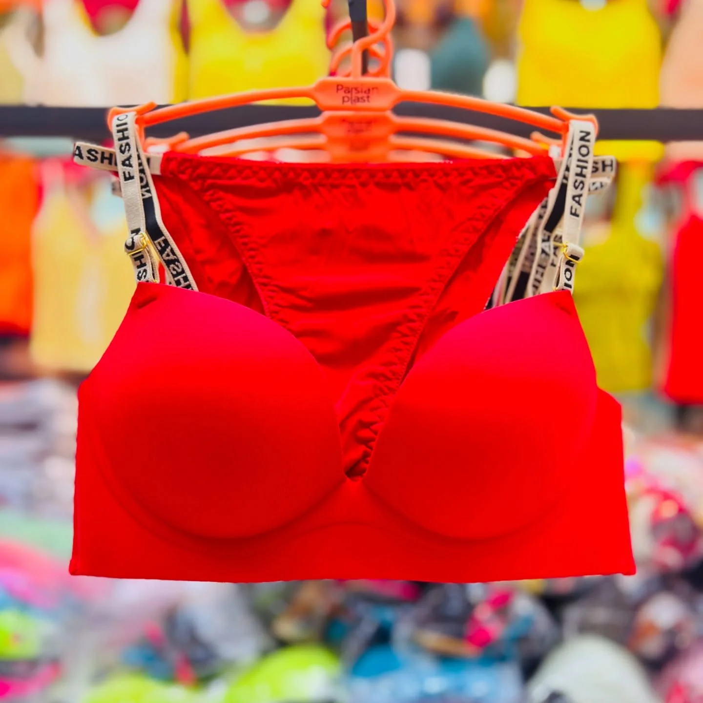European Style Laser-Cut Push-Up Non-Wired Padded Bra Set