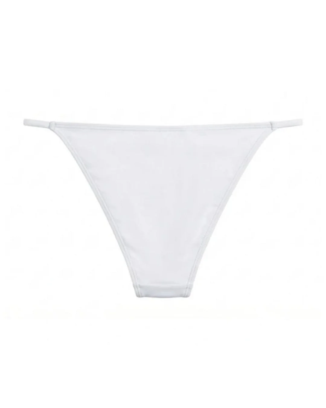 Midnight Loop Seamless Thong Panty - White