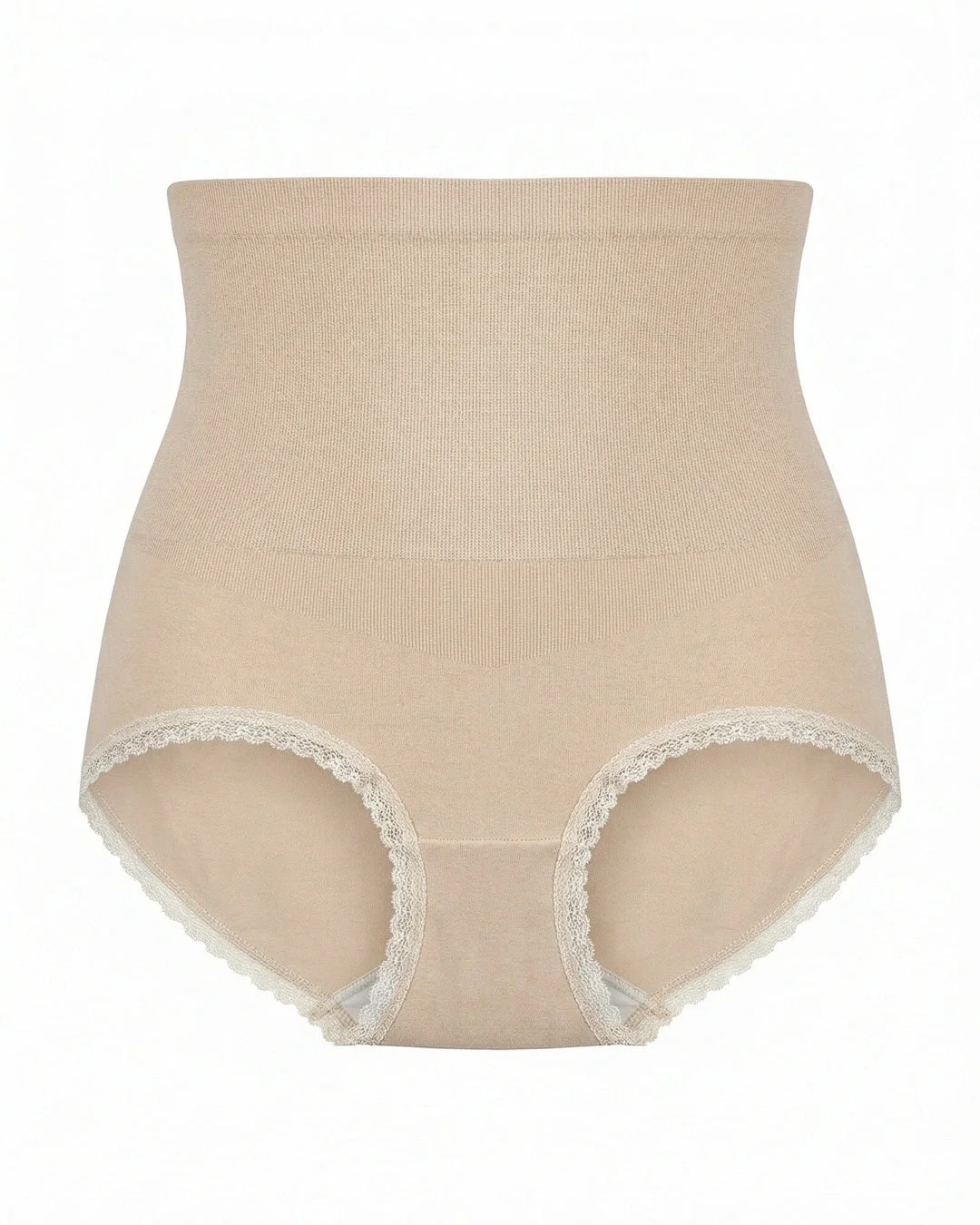 Calm Wear High Waist Full Coverage Panty with Lace Trim