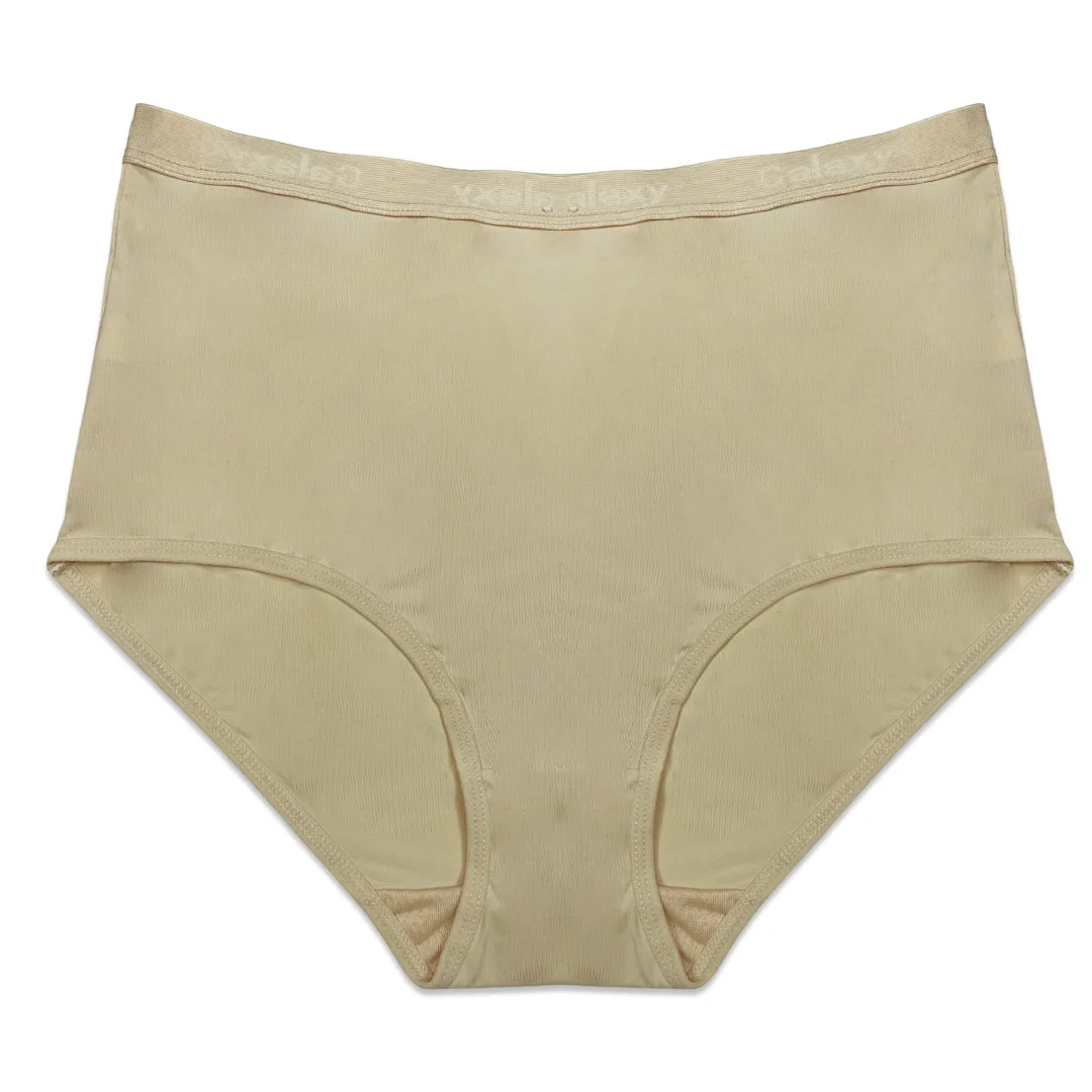 Comfort Stretch Plus Size High Waist Briefs - Pack of 3