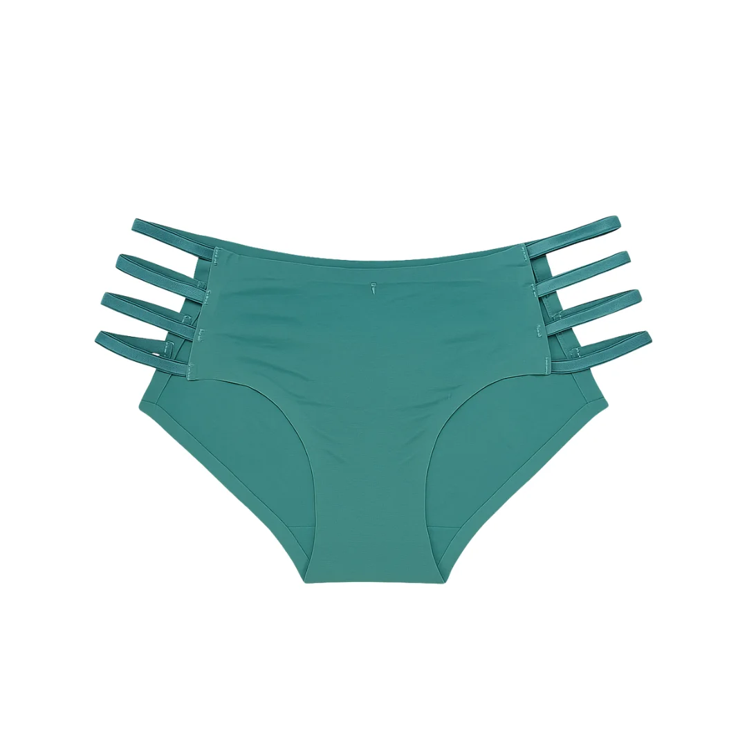 Strap Glam Mid-Rise Panty with Side Straps
