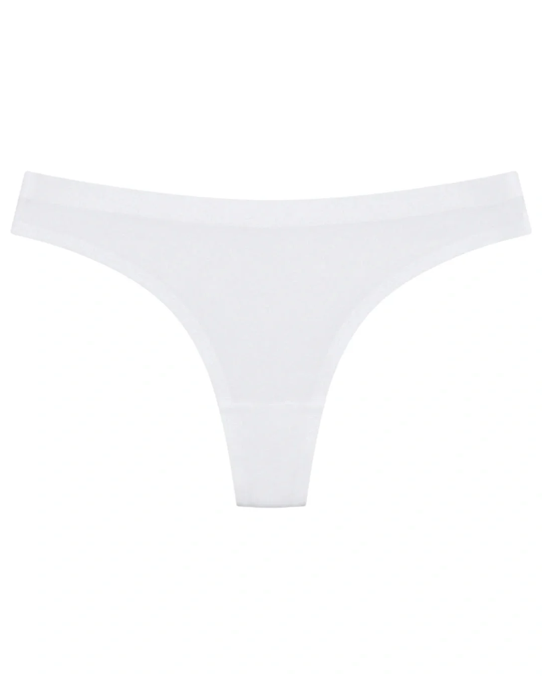 Scarlet Seamless Thong Panty - White