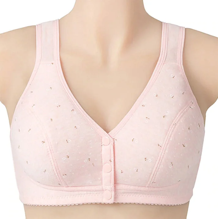 Seamless Front Button Nursing Bra – Comfortable & Supportive Maternity Bra