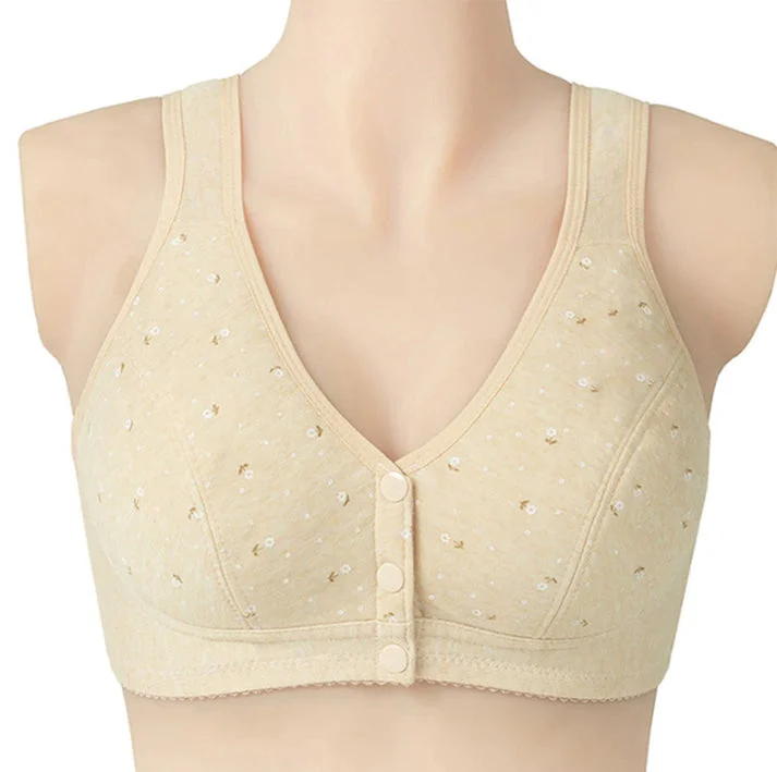 Seamless Front Button Nursing Bra – Comfortable & Supportive Maternity Bra