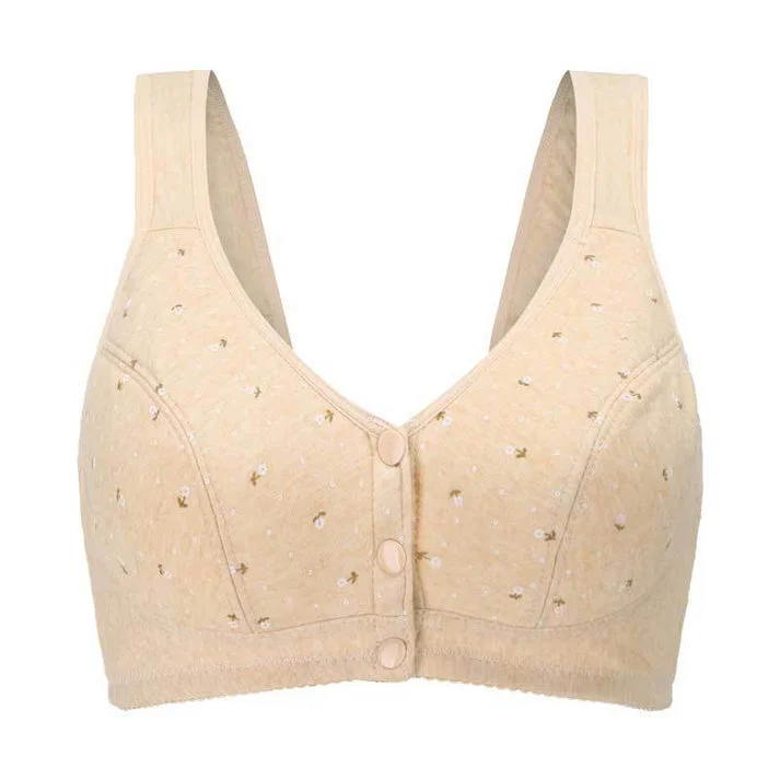 Seamless Front Button Nursing Bra – Comfortable & Supportive Maternity Bra
