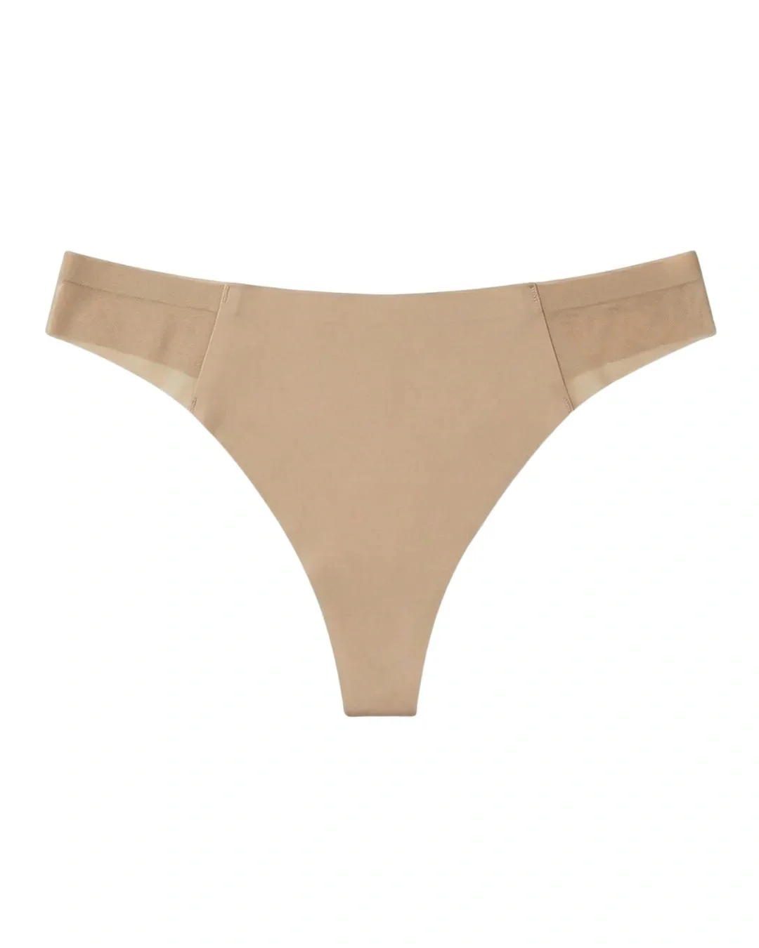 Bare Luxe Seamless No-Show Thong Panty - Skin