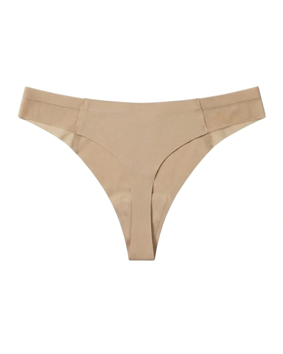 Bare Luxe Seamless No-Show Thong Panty - Skin