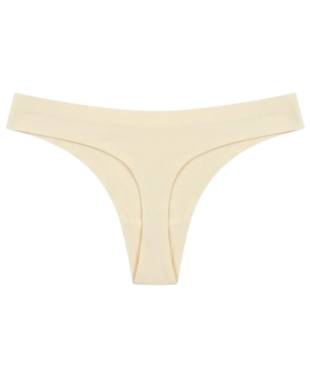 Scarlet Seamless Thong Panty - Cream