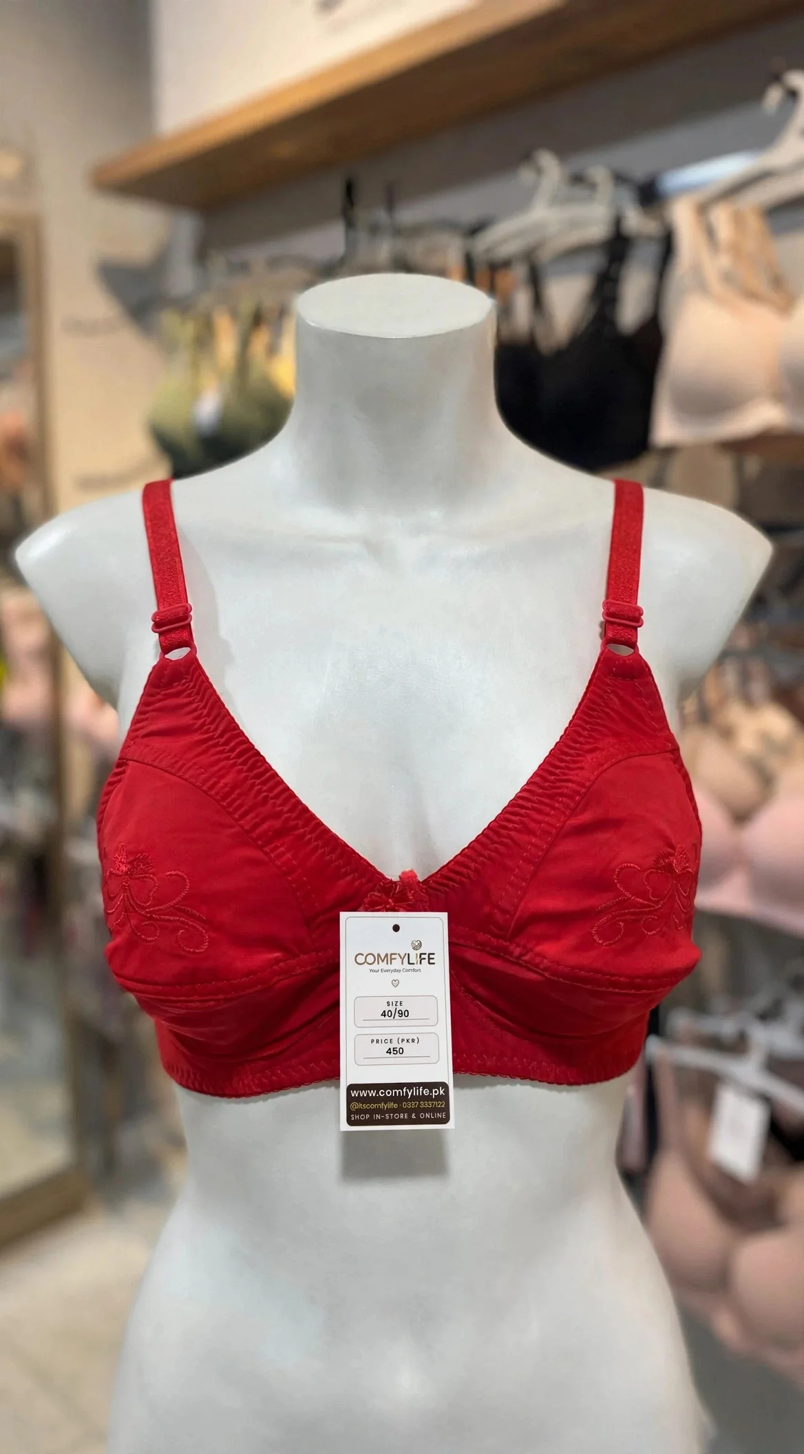 Comfortable Non Padded China jersey Bra