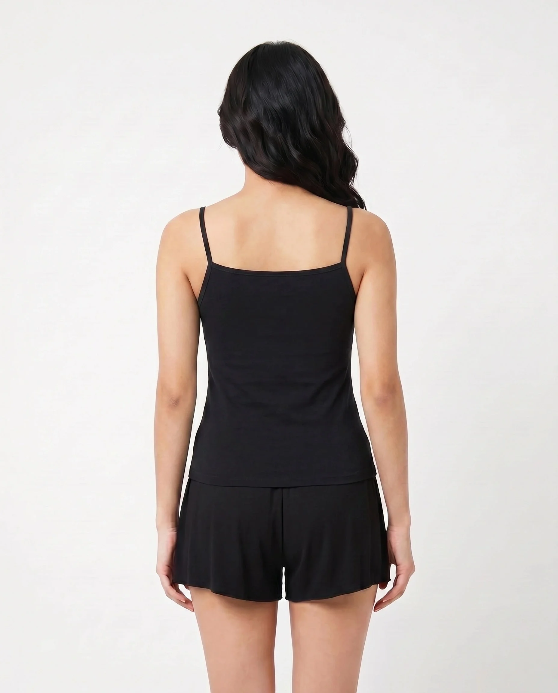 Soft Cotton Spaghetti Strap Camisoles - Pack of 4