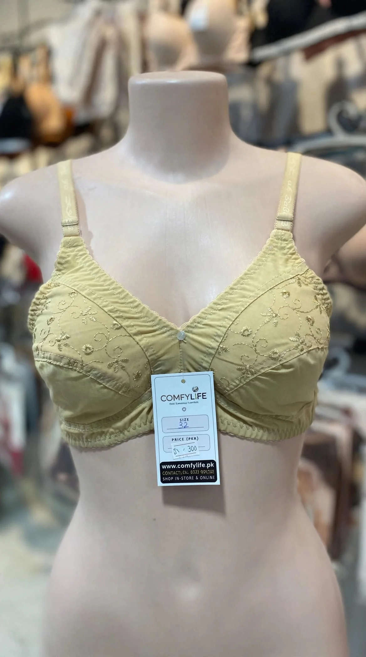 Chikan Cotton Everyday Bra
