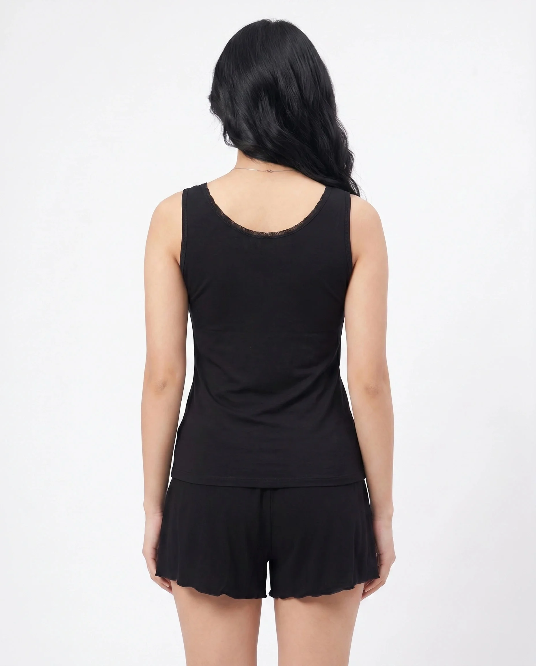 Embella Soft Cotton Embroidered Camisoles - Pack of 3