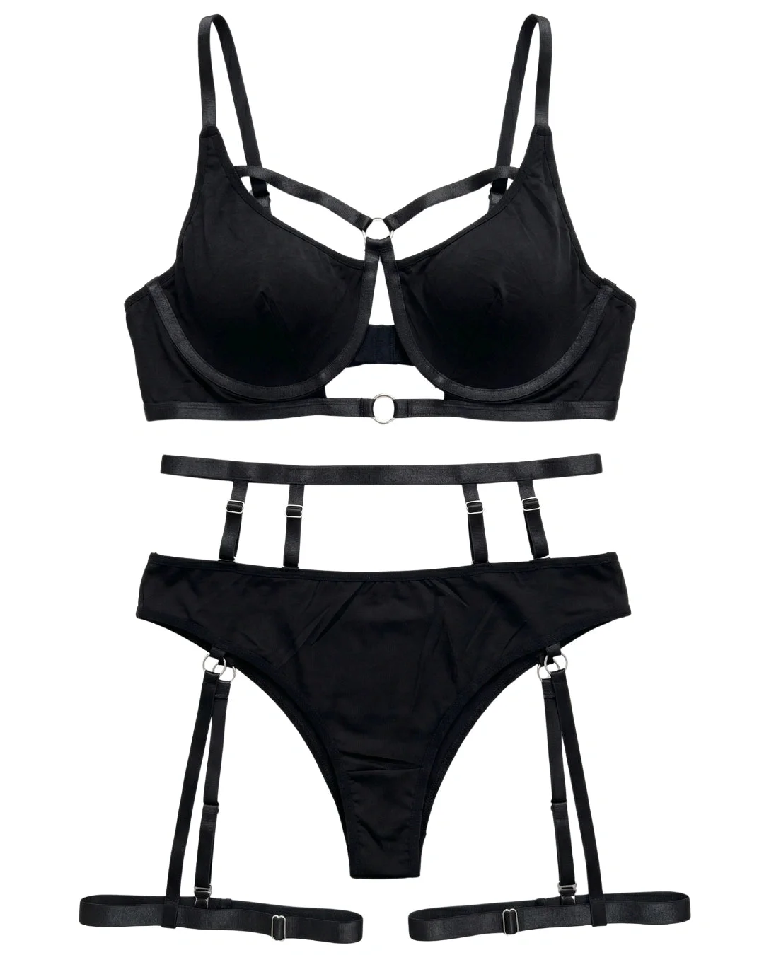 Garter Set - Vexa - Black