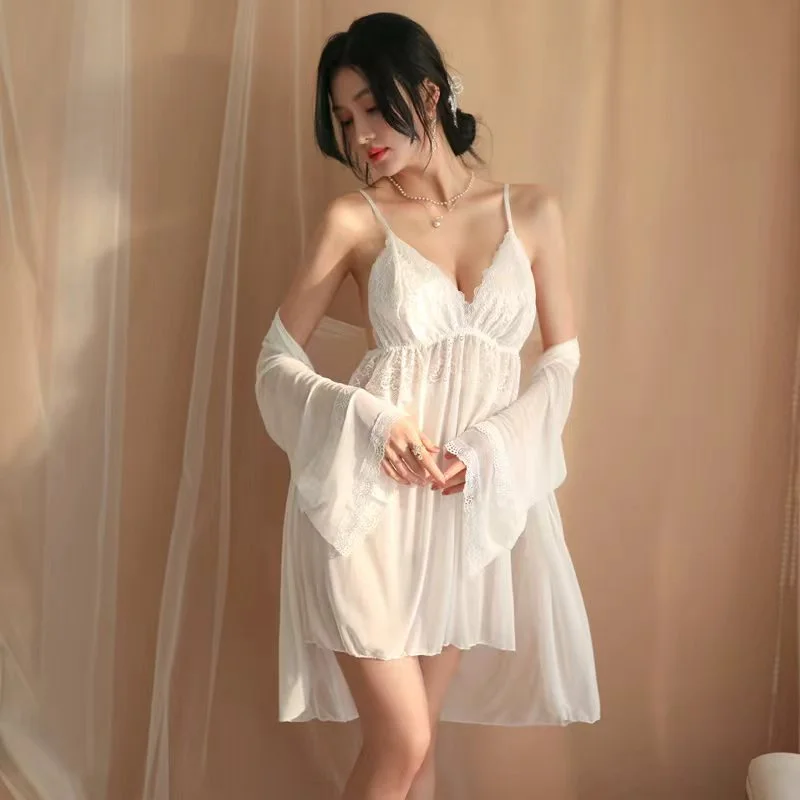 Gown Set - Alvera - White