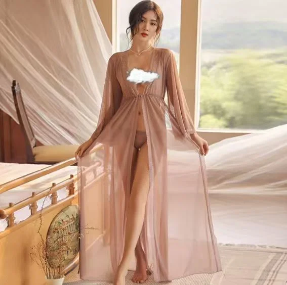 Gown Set - Miona - Brown