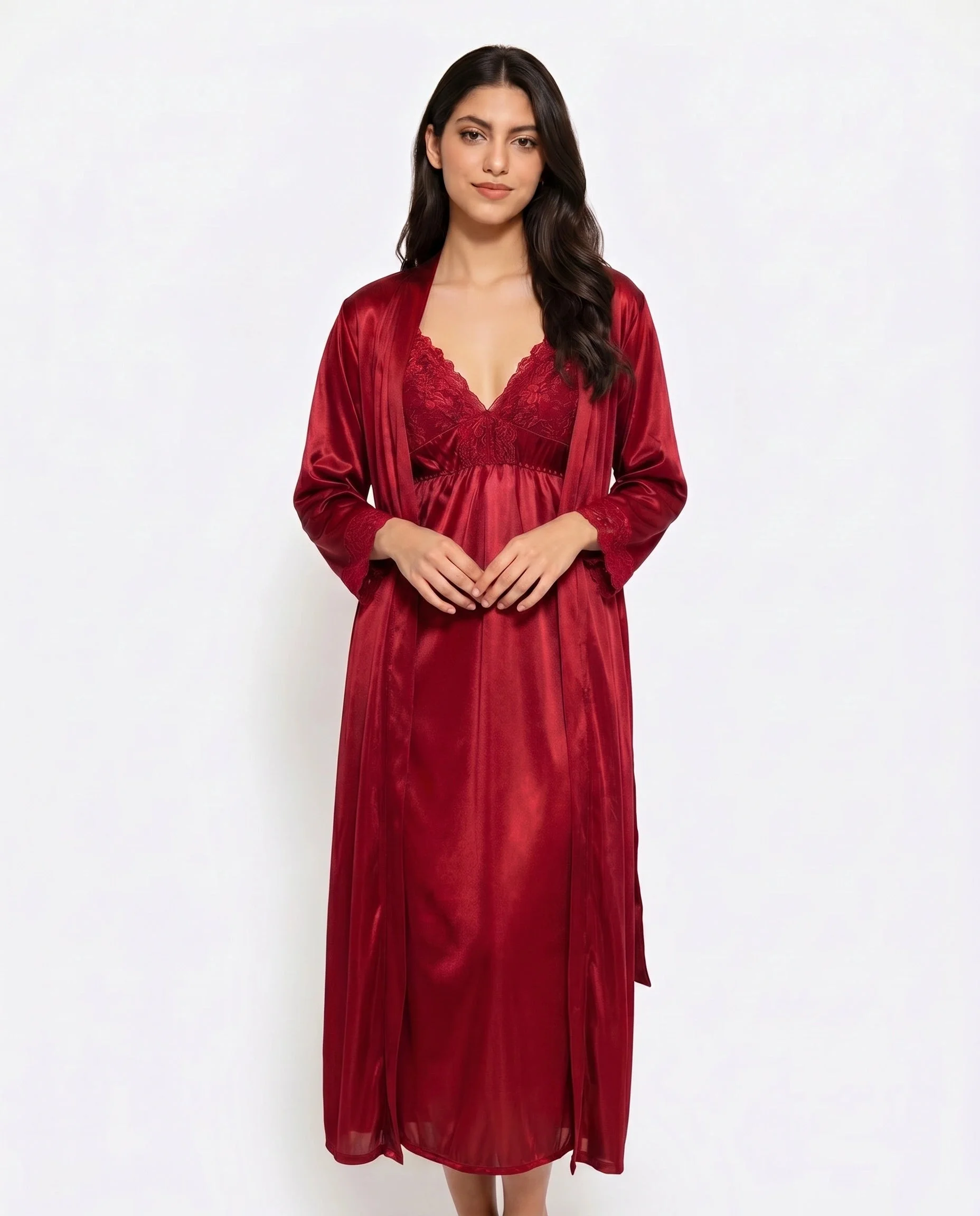 Gown Set - Nocturne - Red