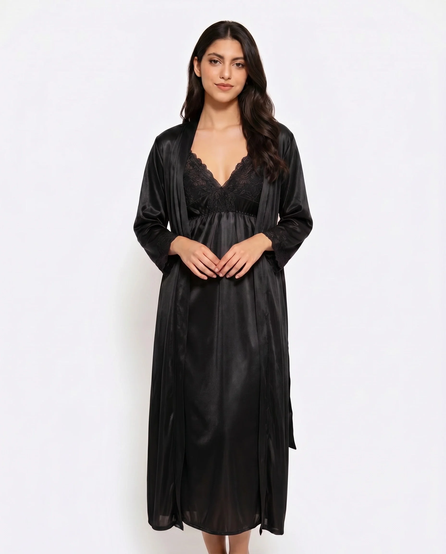 Gown Set - Nocturne - Black