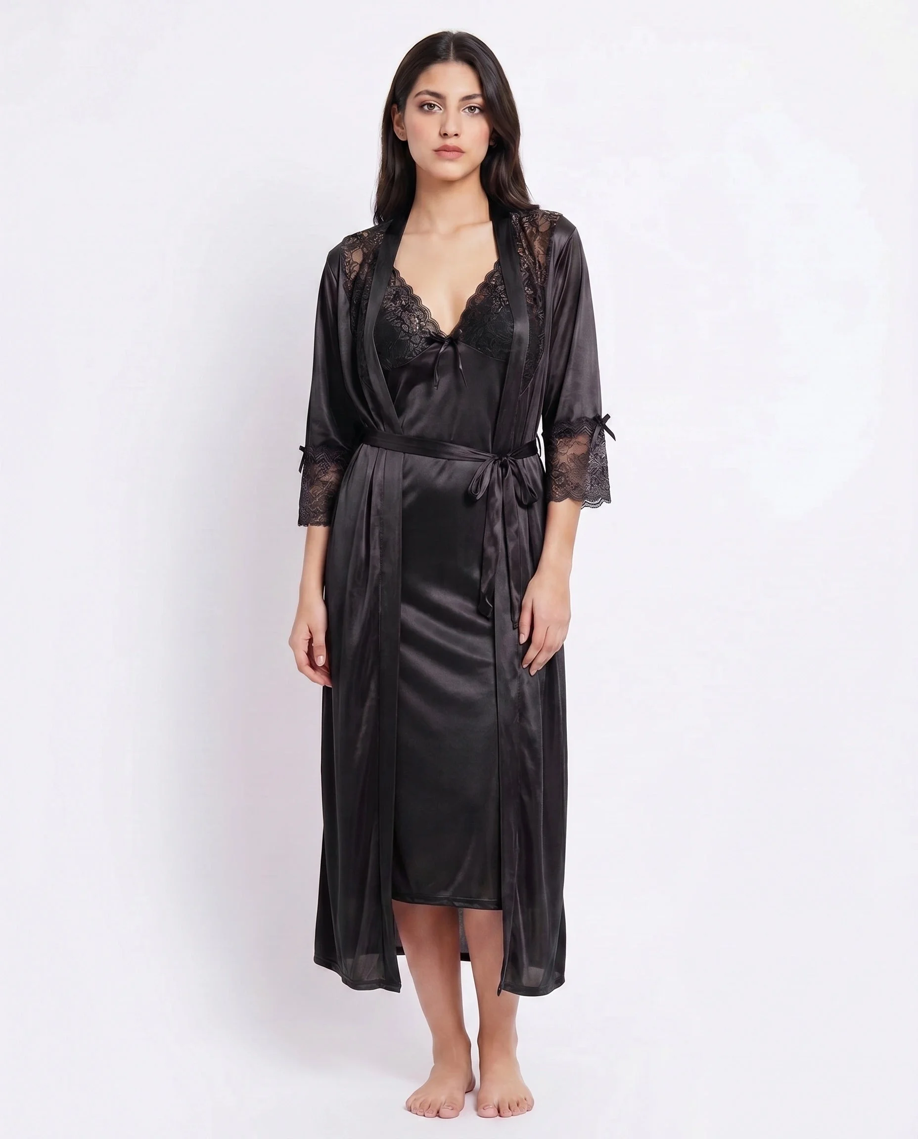 Gown Set - Orvella - Black