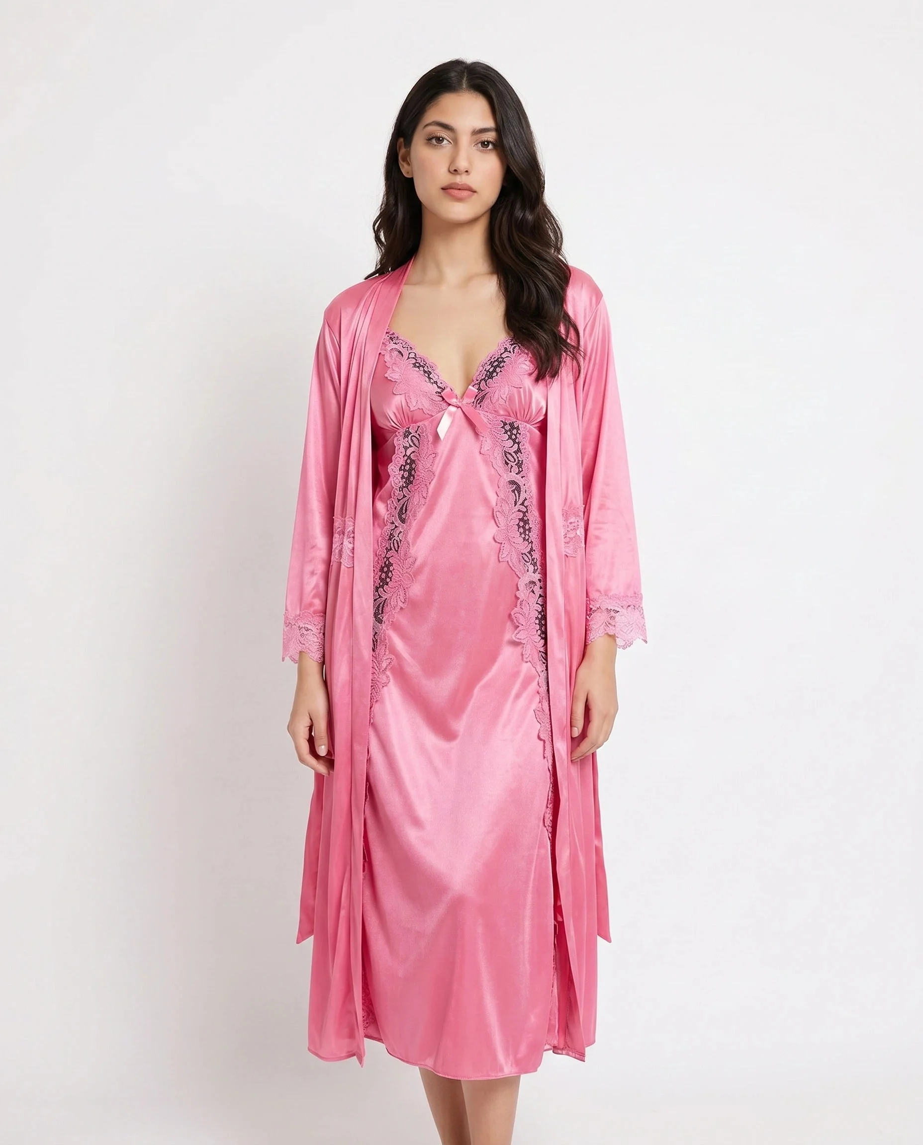 Gown Set - Valmira - Pink