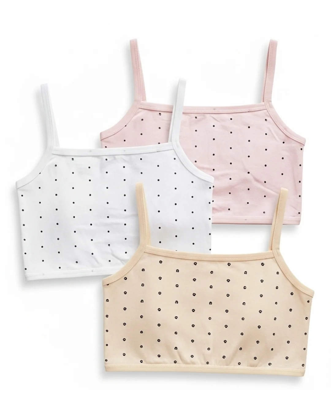 Breezy Hug Cotton Training Bra for Teens - Pack of 3