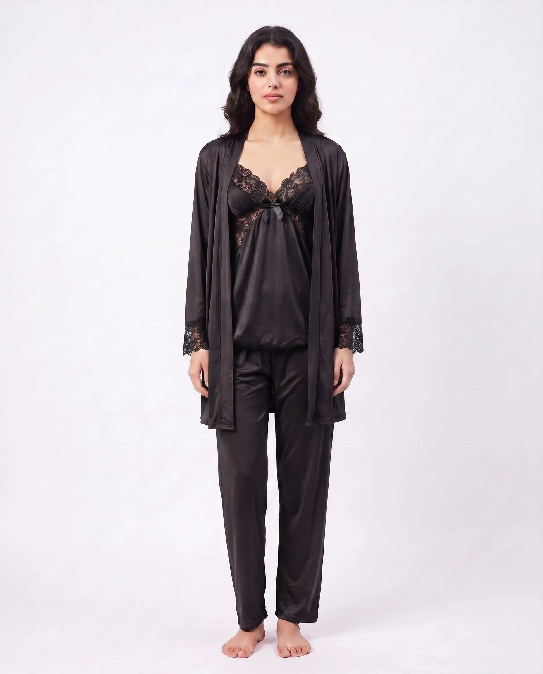 Gown Set - Zera - Black