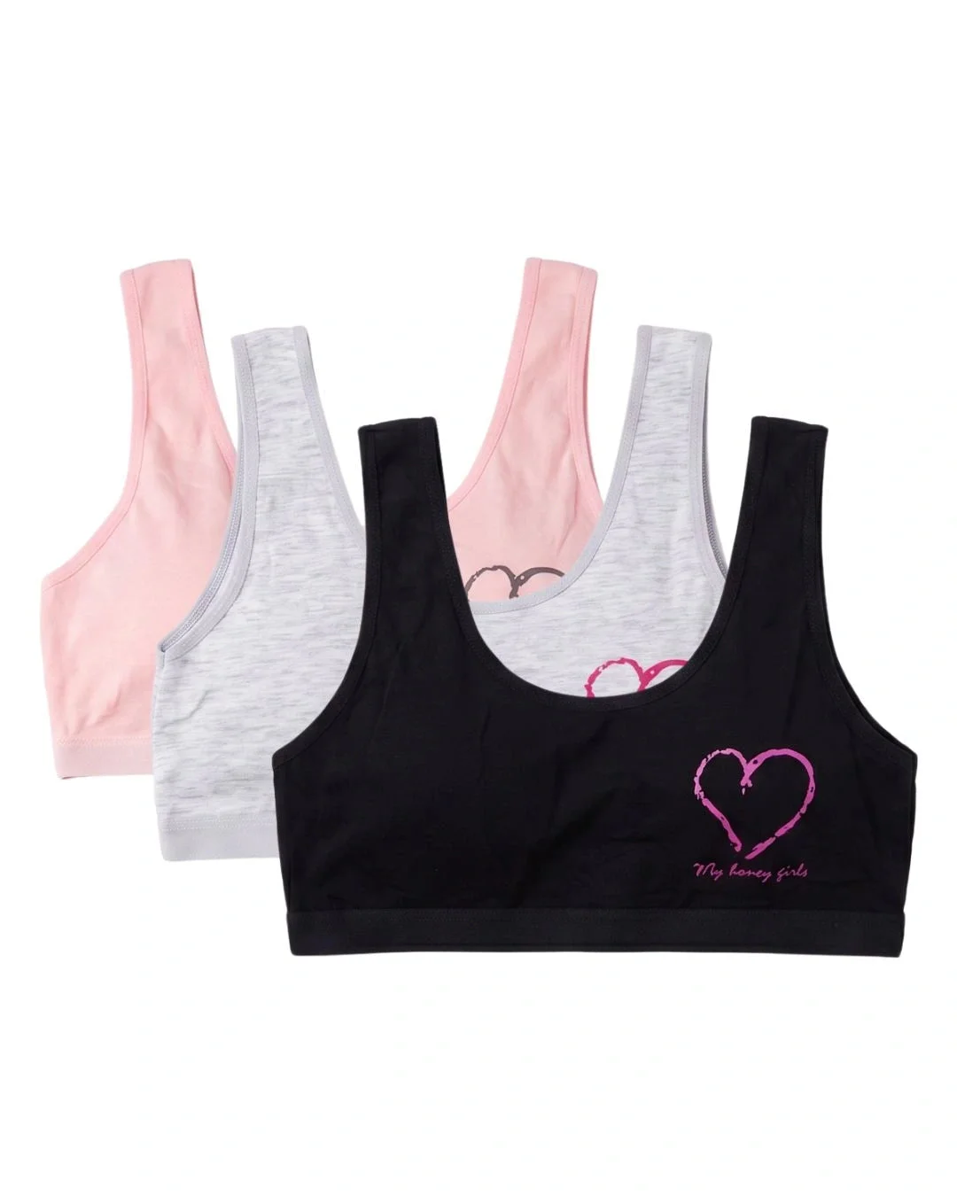My Girl Padded Teenage Bra - Pack of 3