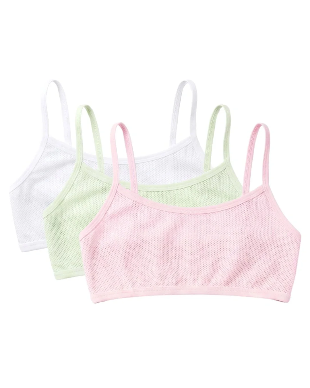 Lymia Non-Padded Bandeau Teenage Bra - Pack of 3