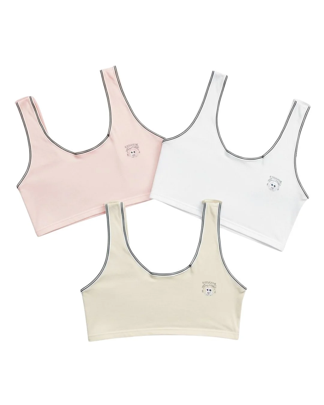 Cloud Hug Cotton Teenage Bra - Pack of 3