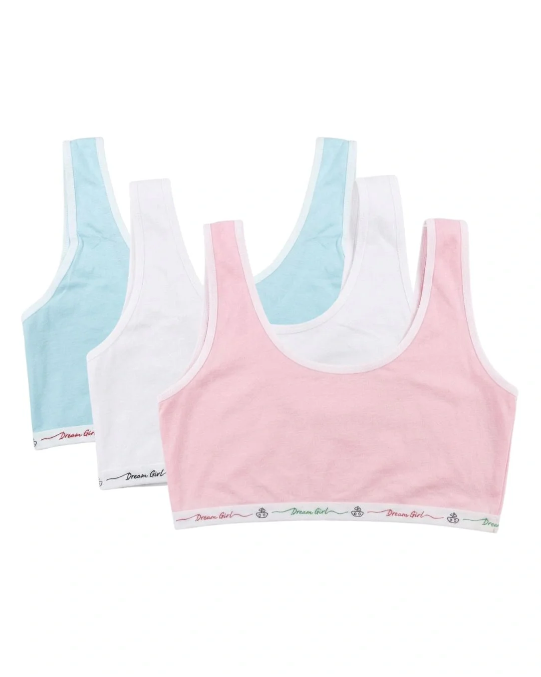 Dreamelle Padded Teenage Bra - Pack of 3