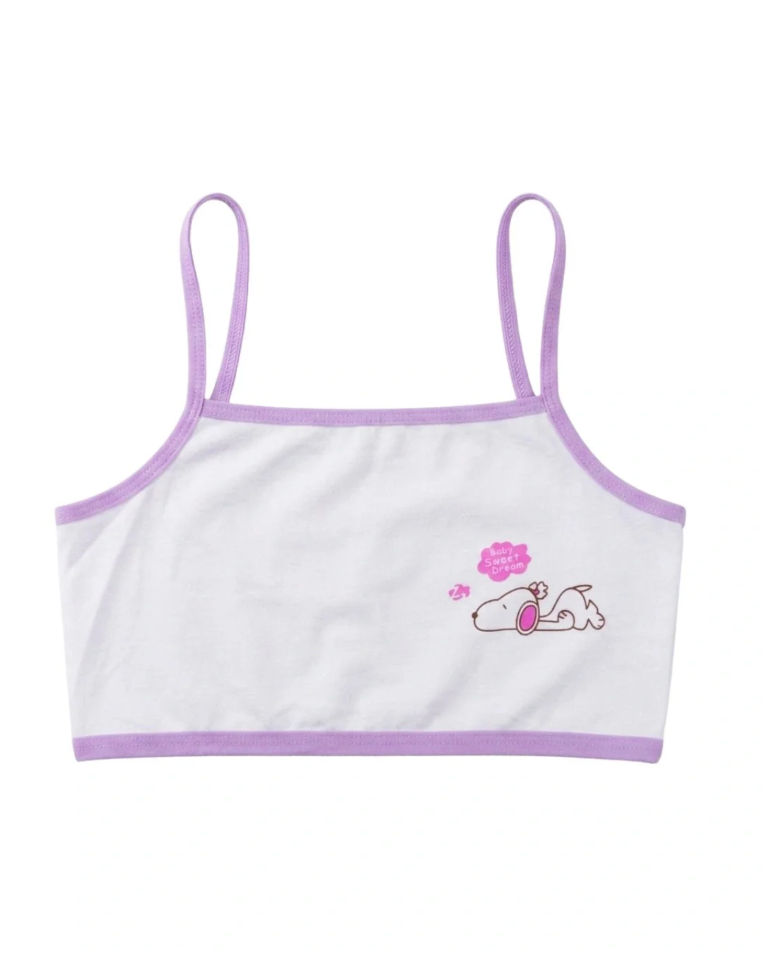 Snoozy Non-Padded Teenage Bra with Spaghetti Straps - Pack of 3