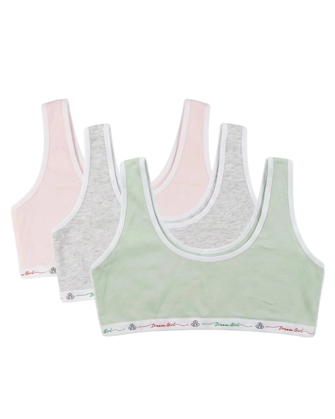 Dream Non-Padded Teenage Bra - Pack of 3