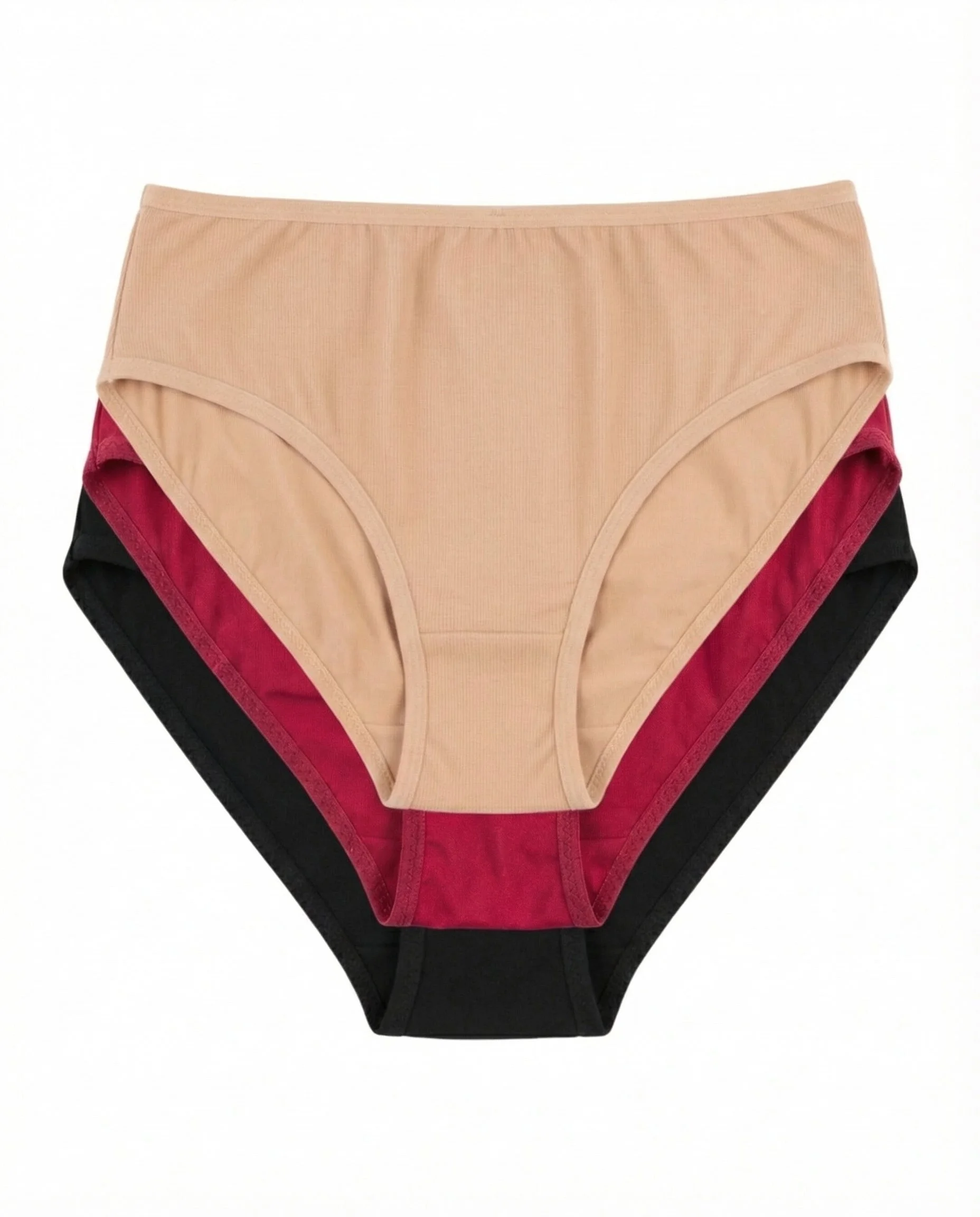 Arvia High Waist Dry Fit Briefs for Women - Pack of 3