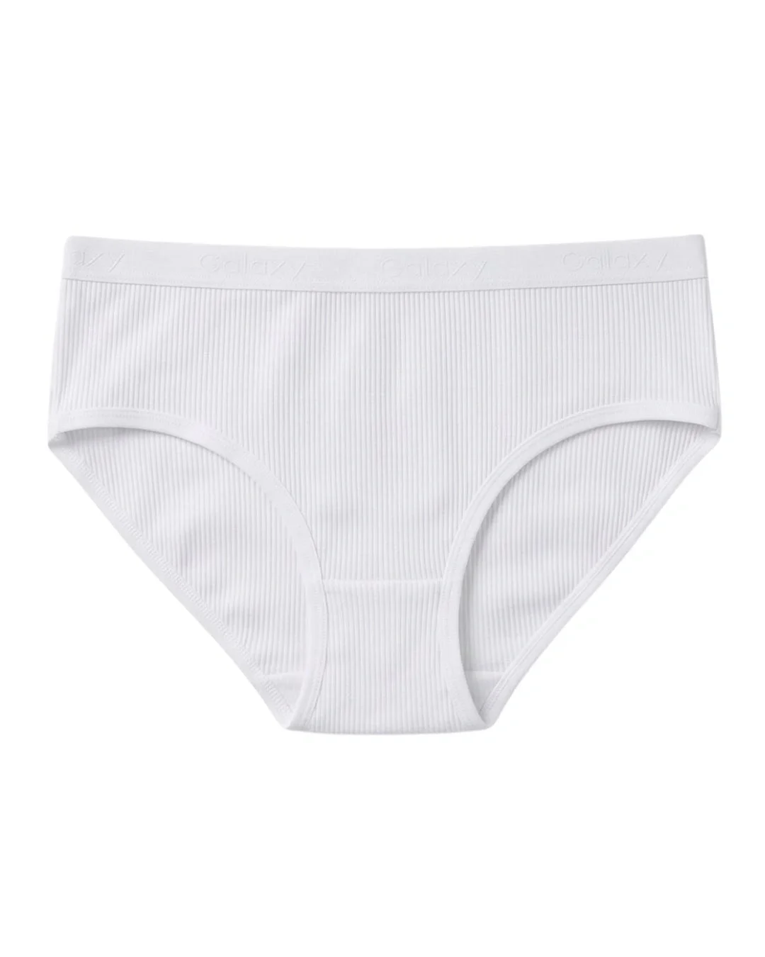 Ribline Ribbed Cotton High Waist Briefs - Pack of 3