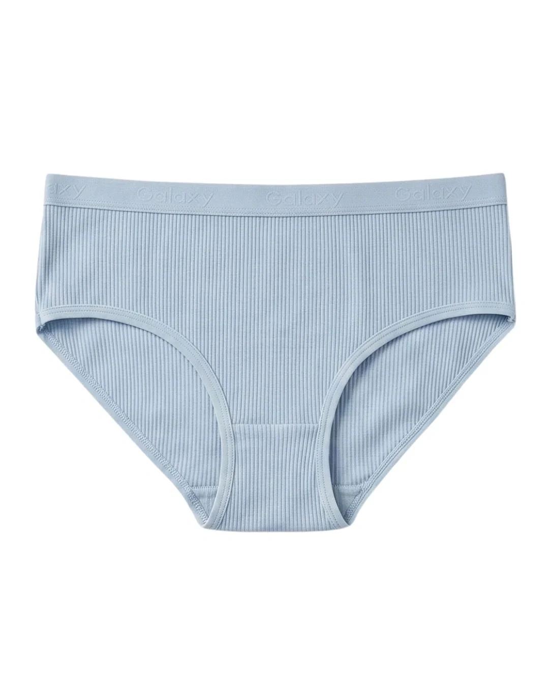 Ribline Ribbed Cotton High Waist Briefs - Pack of 3