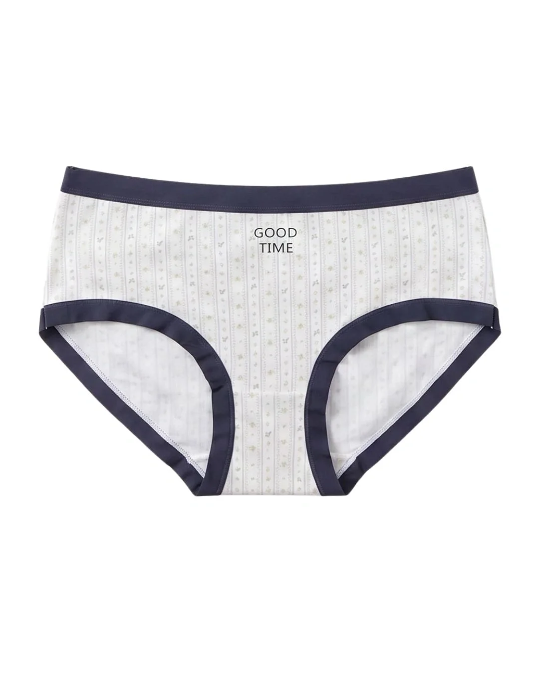 Rosevine Floral Print High Waist Briefs - Pack of 3