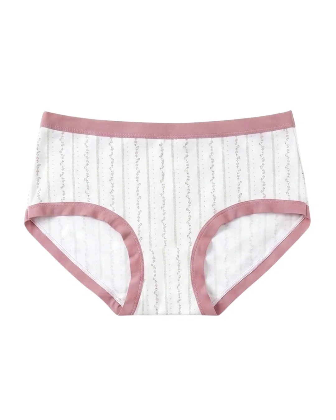 Rosevine Floral Print High Waist Briefs - Pack of 3