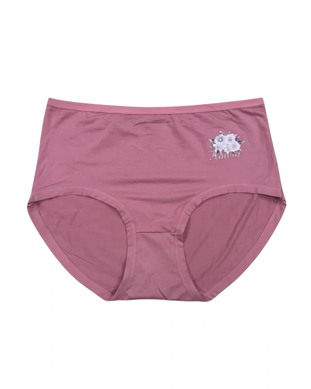 Flower High Waist Brief Panties for Women - Pack of 3