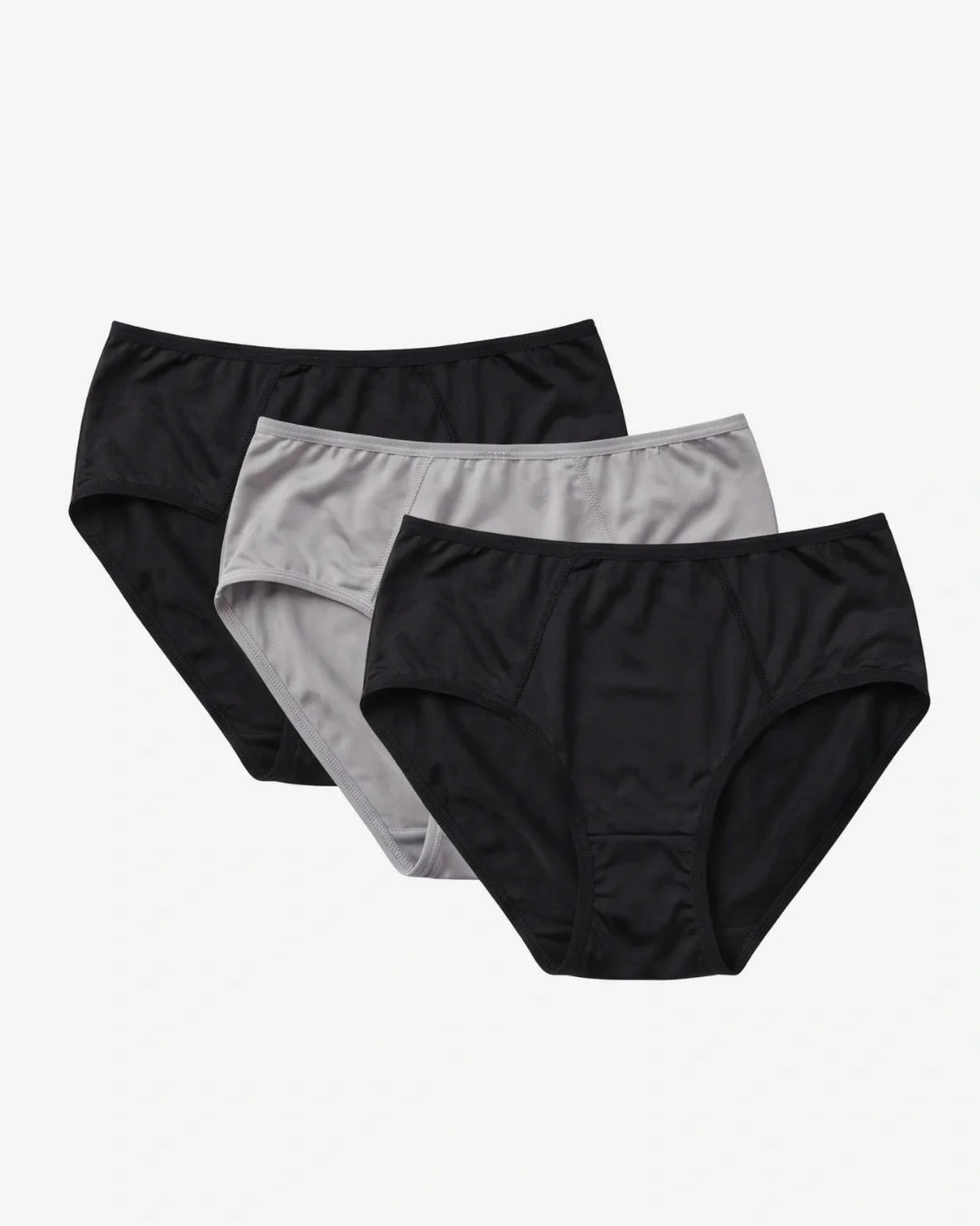Comfort Ease Silky Mid-Rise Briefs - Pack of 3