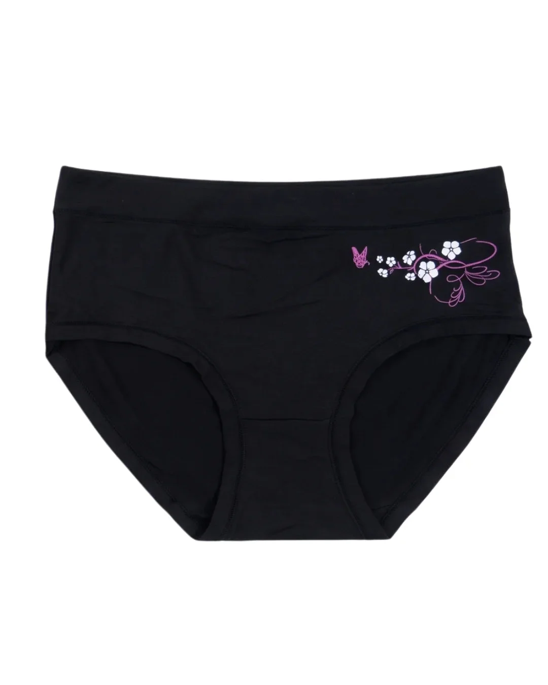 Comfy Petals High Waist Briefs with Floral Print - Pack of 3