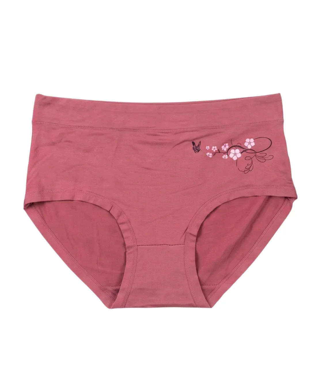 Comfy Petals High Waist Briefs with Floral Print - Pack of 3